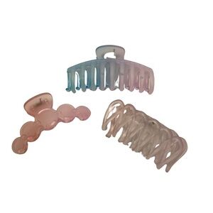 Hair Claws Women Plastic Clips Jumbo Various Styles